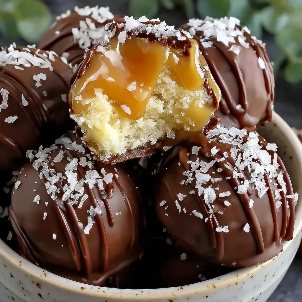Salted Caramel Truffles