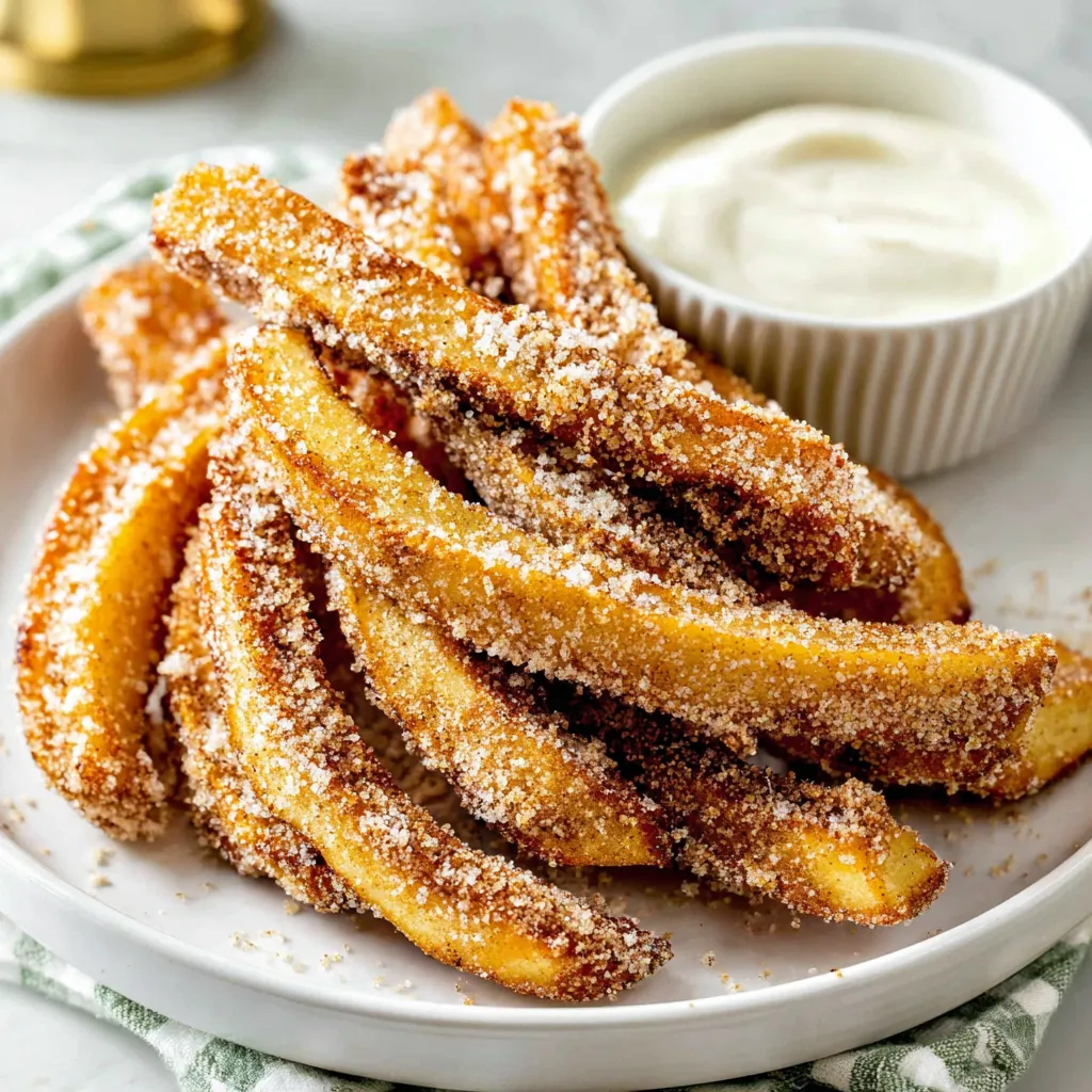Air Fryer Apple Fries