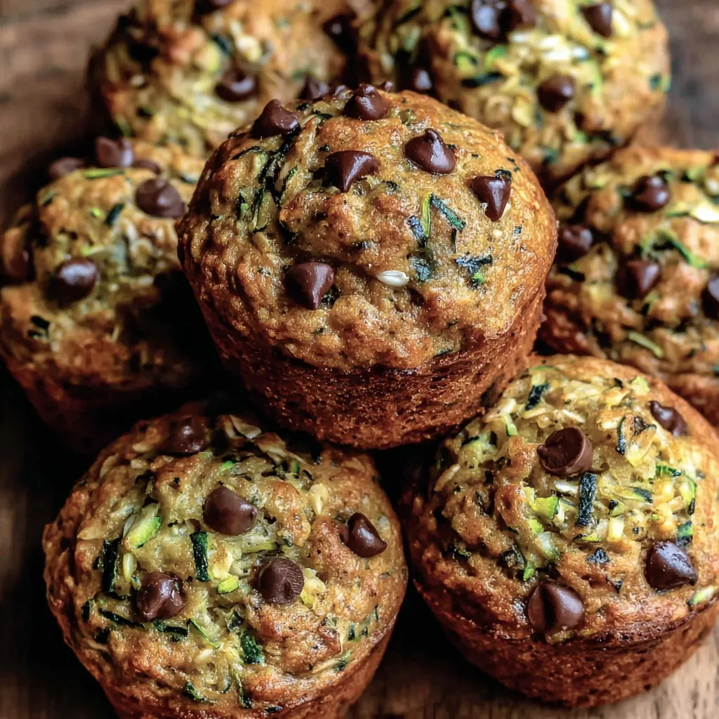 Blender Chocolate Chip Oatmeal Muffins