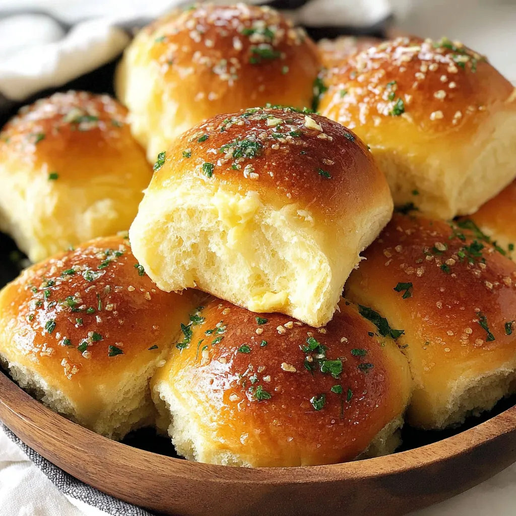 Easy Garlic Butter Rolls