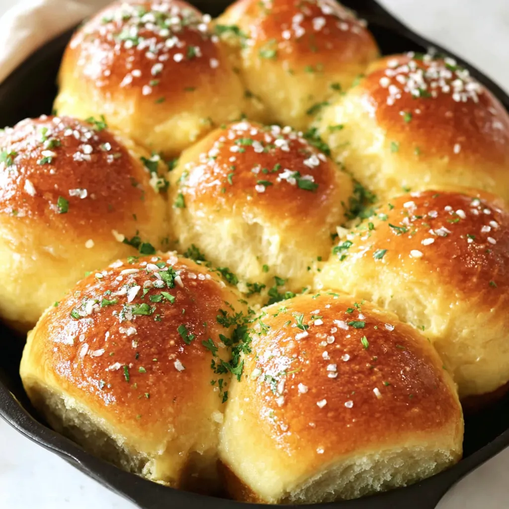 Dinner rolls cooling on a rack, ready for storing or serving