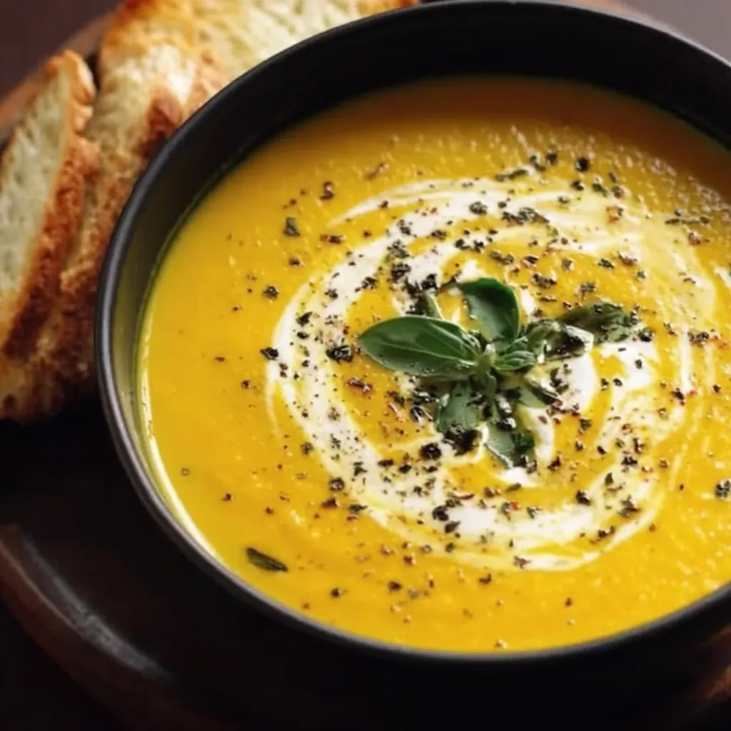 Creamy Roasted Veggie Soup