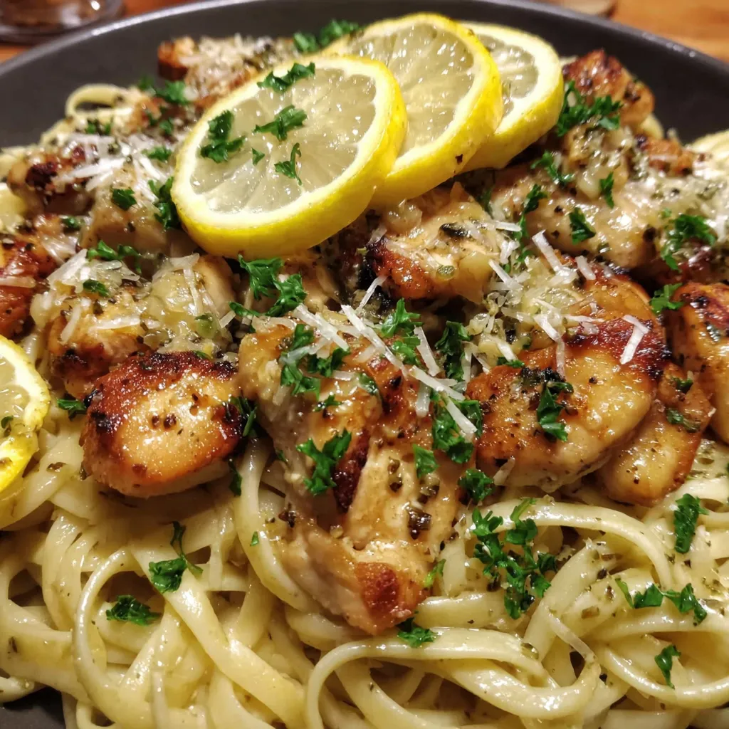 Buttery Lemon Chicken Pasta