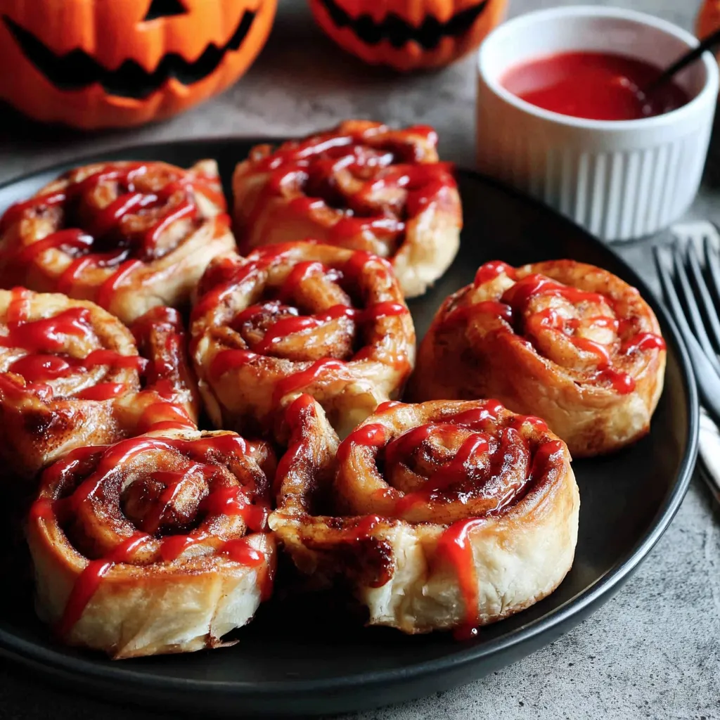 Bloody Guts Cinnamon Rolls