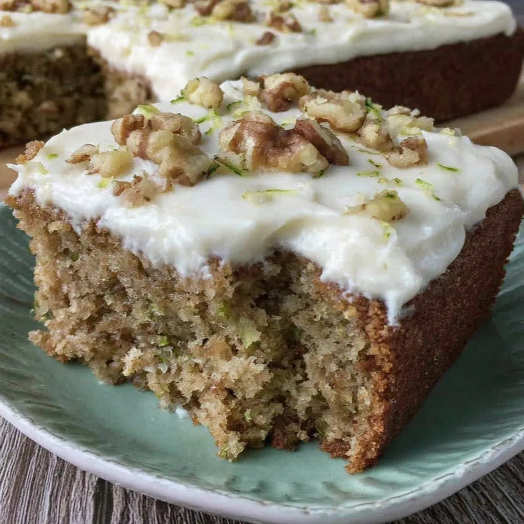 Zucchini Cake Cream Cheese Frosting