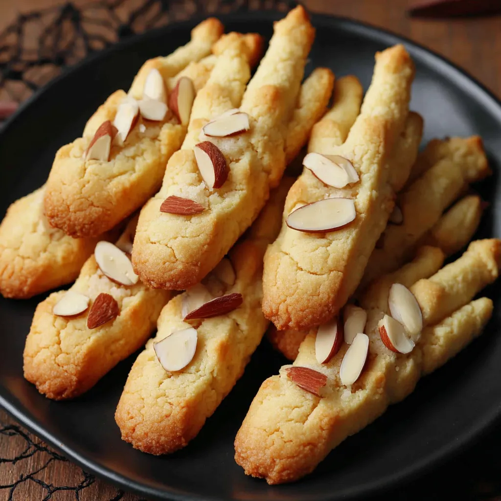 Buttery Shortbread Witches Fingers