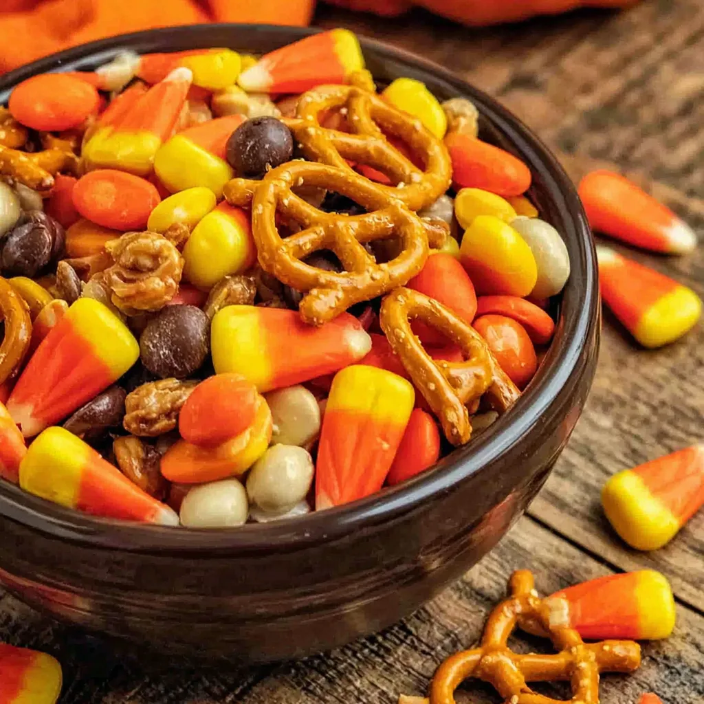 Candy Corn Party Mix