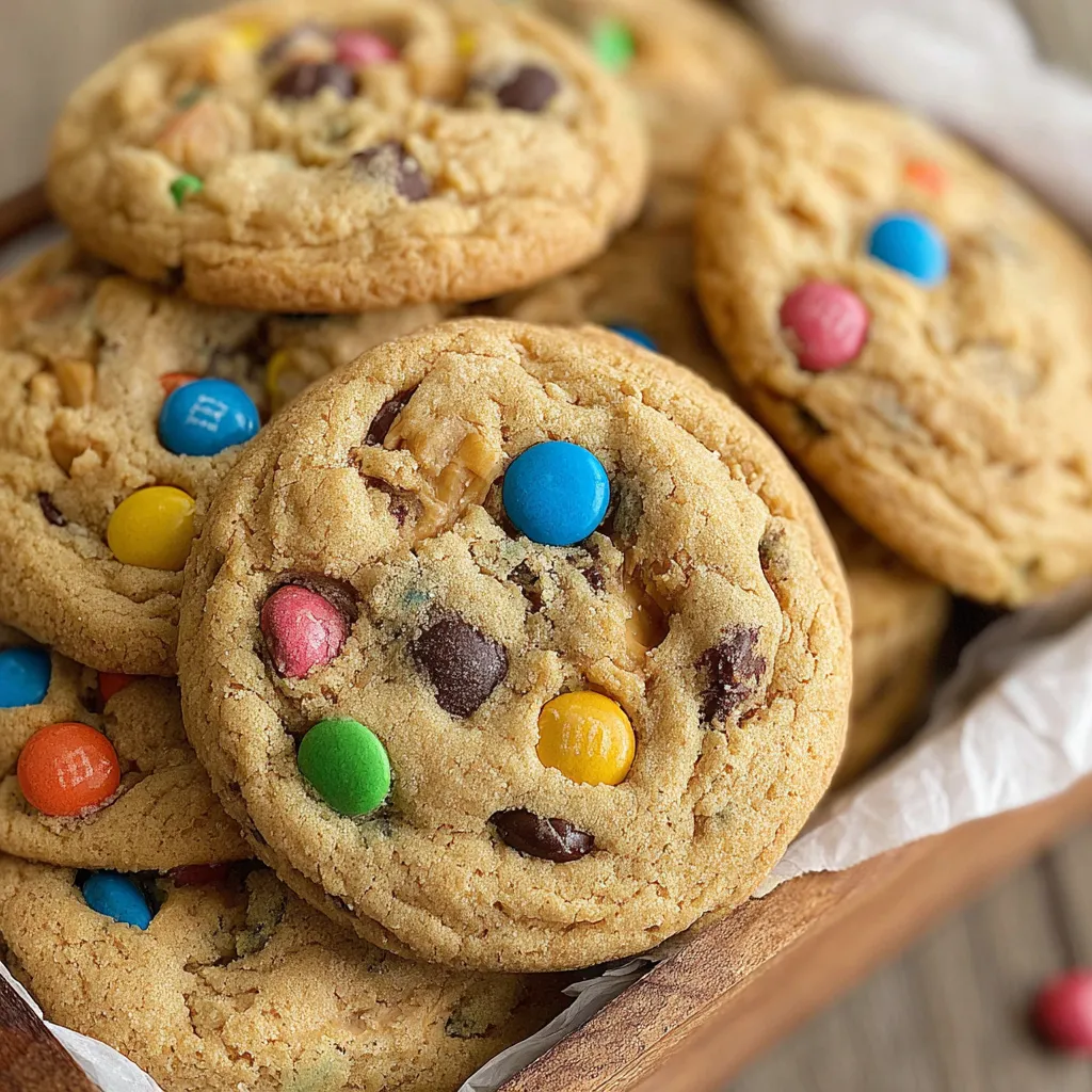 Peanut Butter M&M Cookies