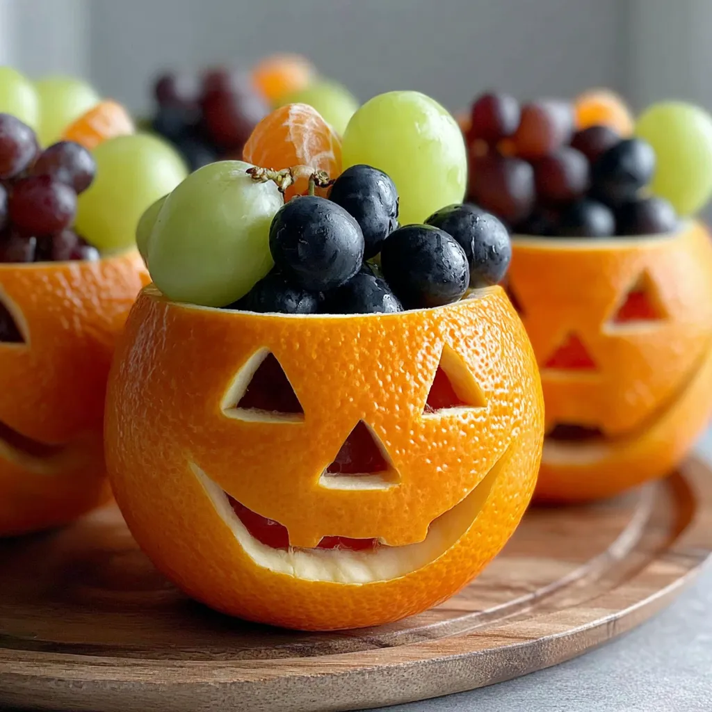 Jack-O-Lantern Orange Cups