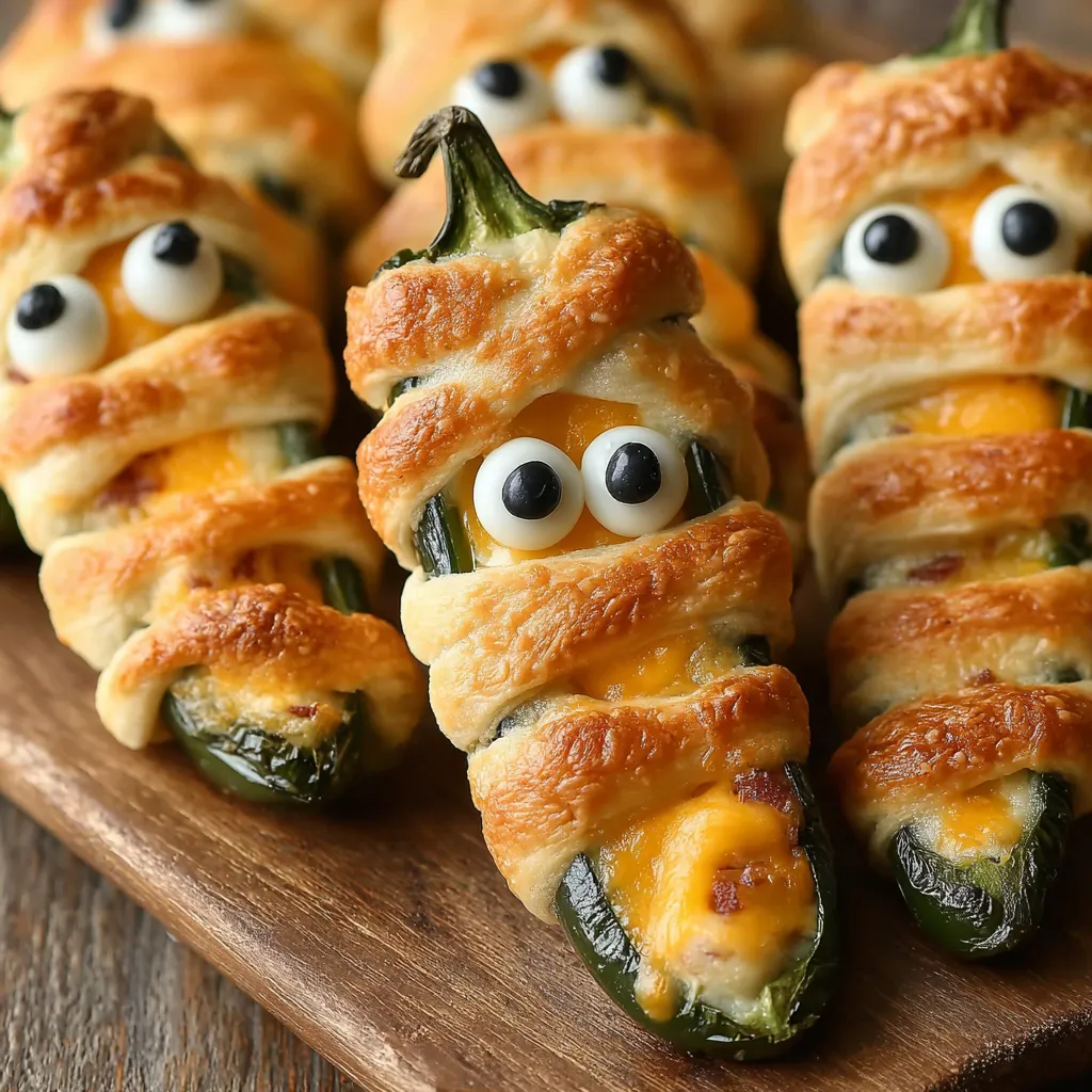 Mummy Jalapeño Poppers
