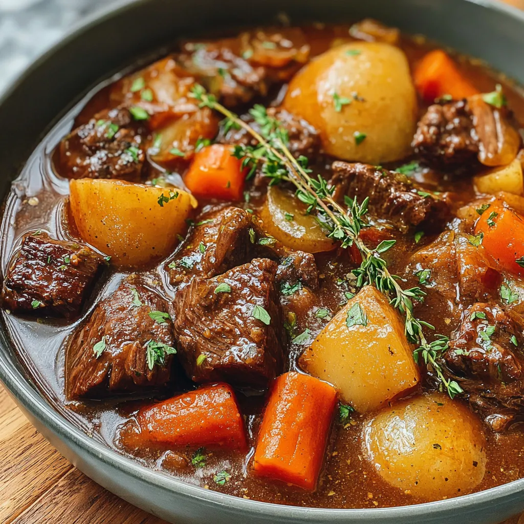Savory Guinness Beef Stew