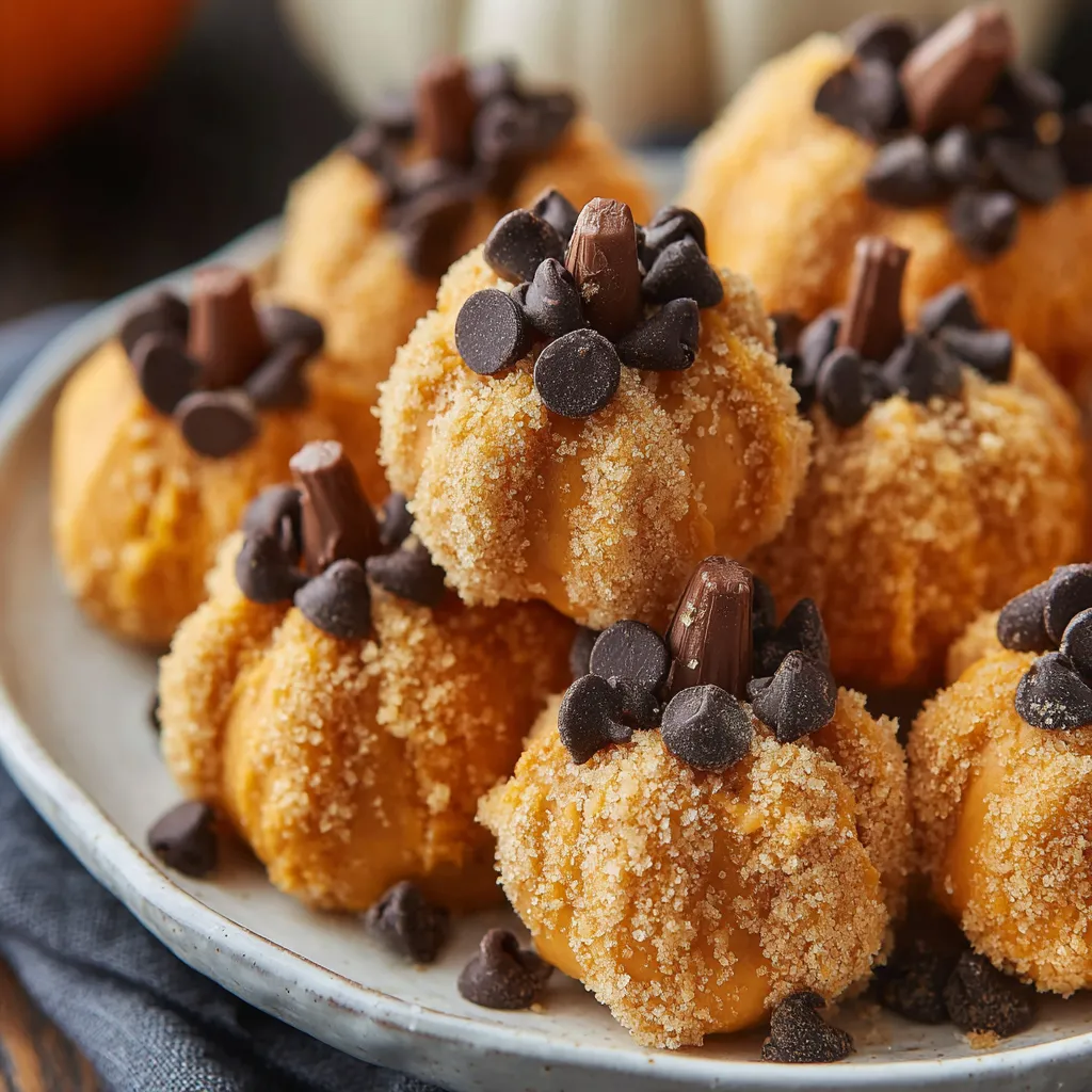 Pumpkin Cheesecake Truffles