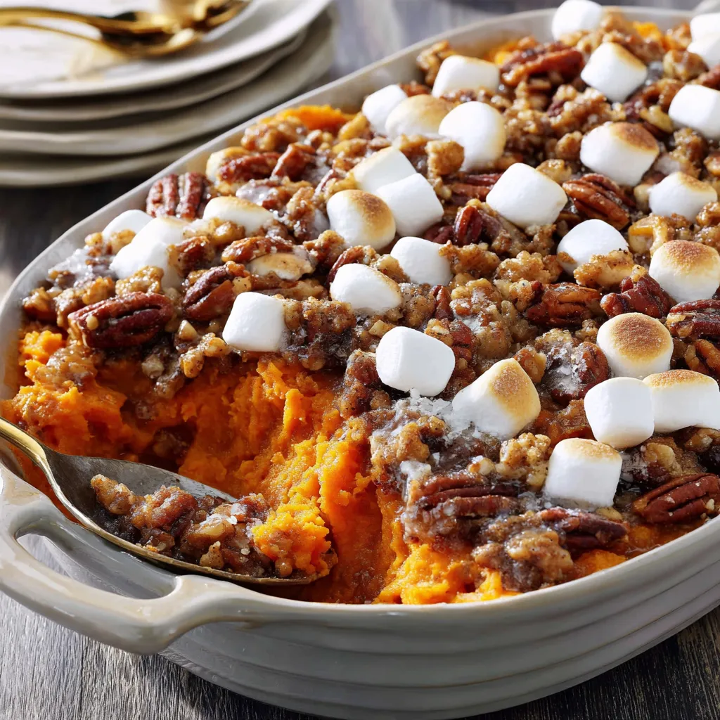 Pecan Southern Sweet Potato Casserole