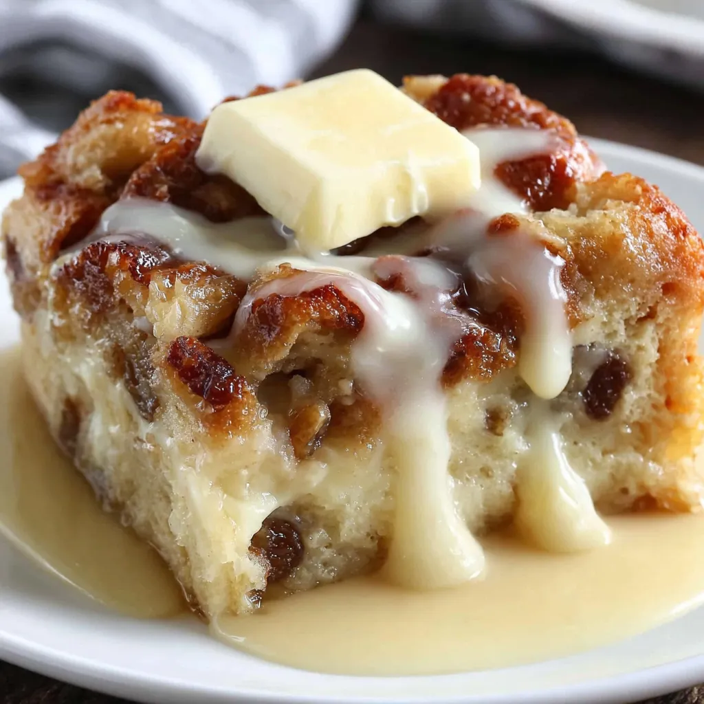 Grandma’s Old-Fashioned Bread Pudding: Warm Vanilla Comfort in Every Bite