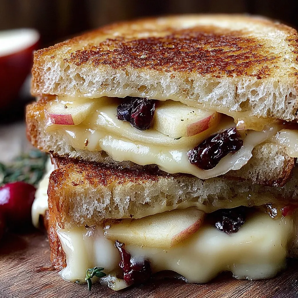 Apple Cranberry Grilled Cheese