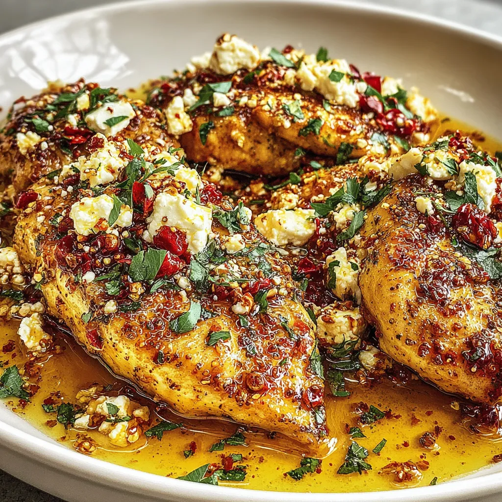 Hot Honey Feta Chicken