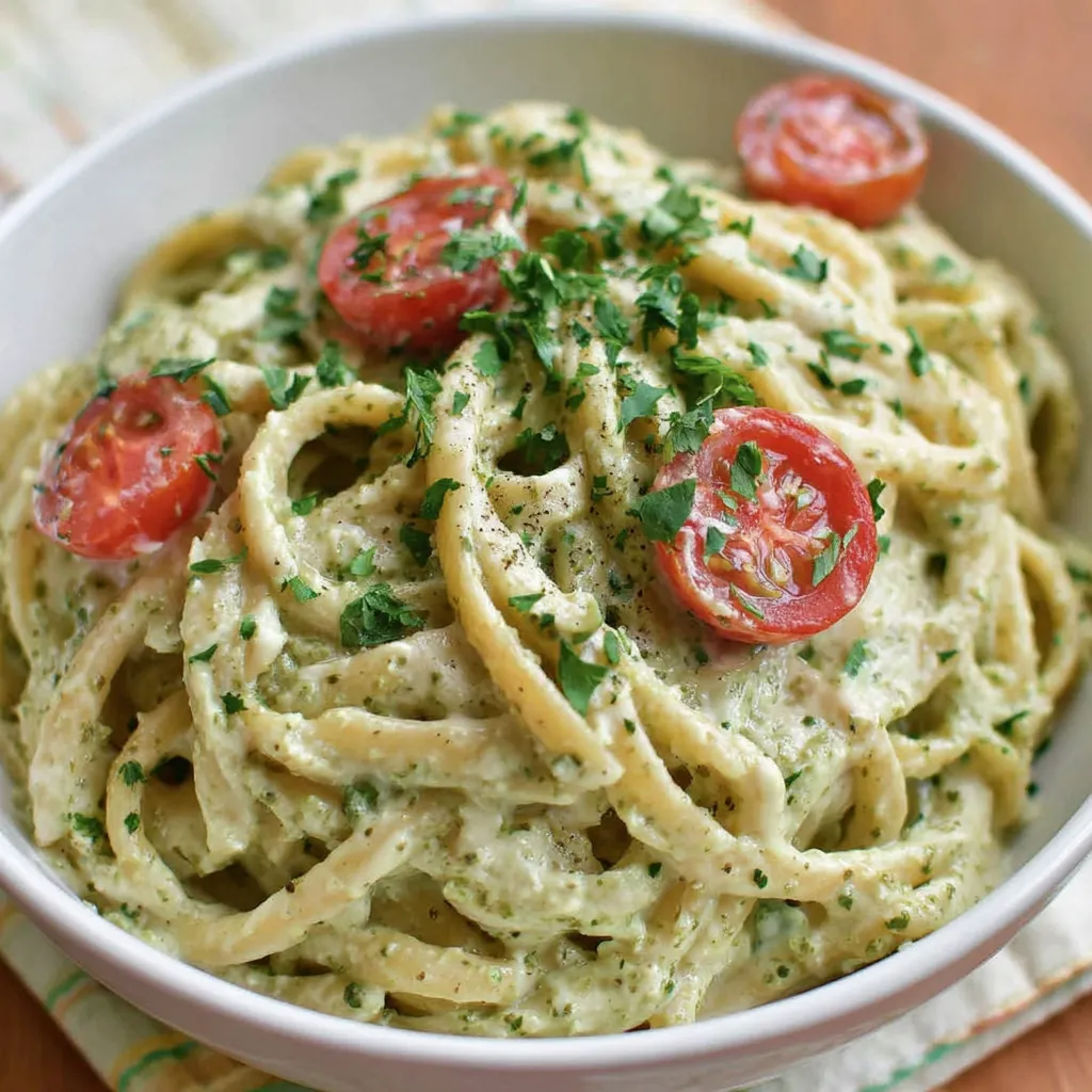Creamy Pesto Pasta Quick