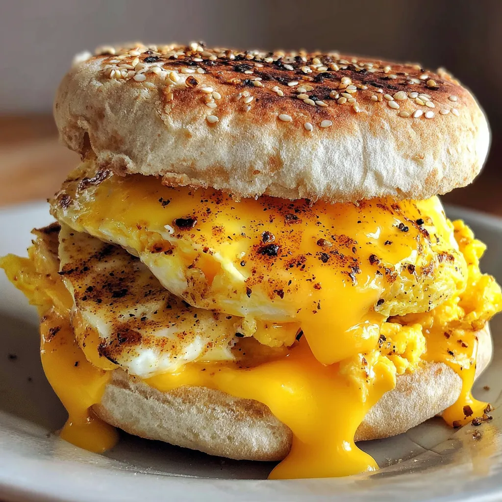 Viral Spiced Egg Sandwich Muffin
