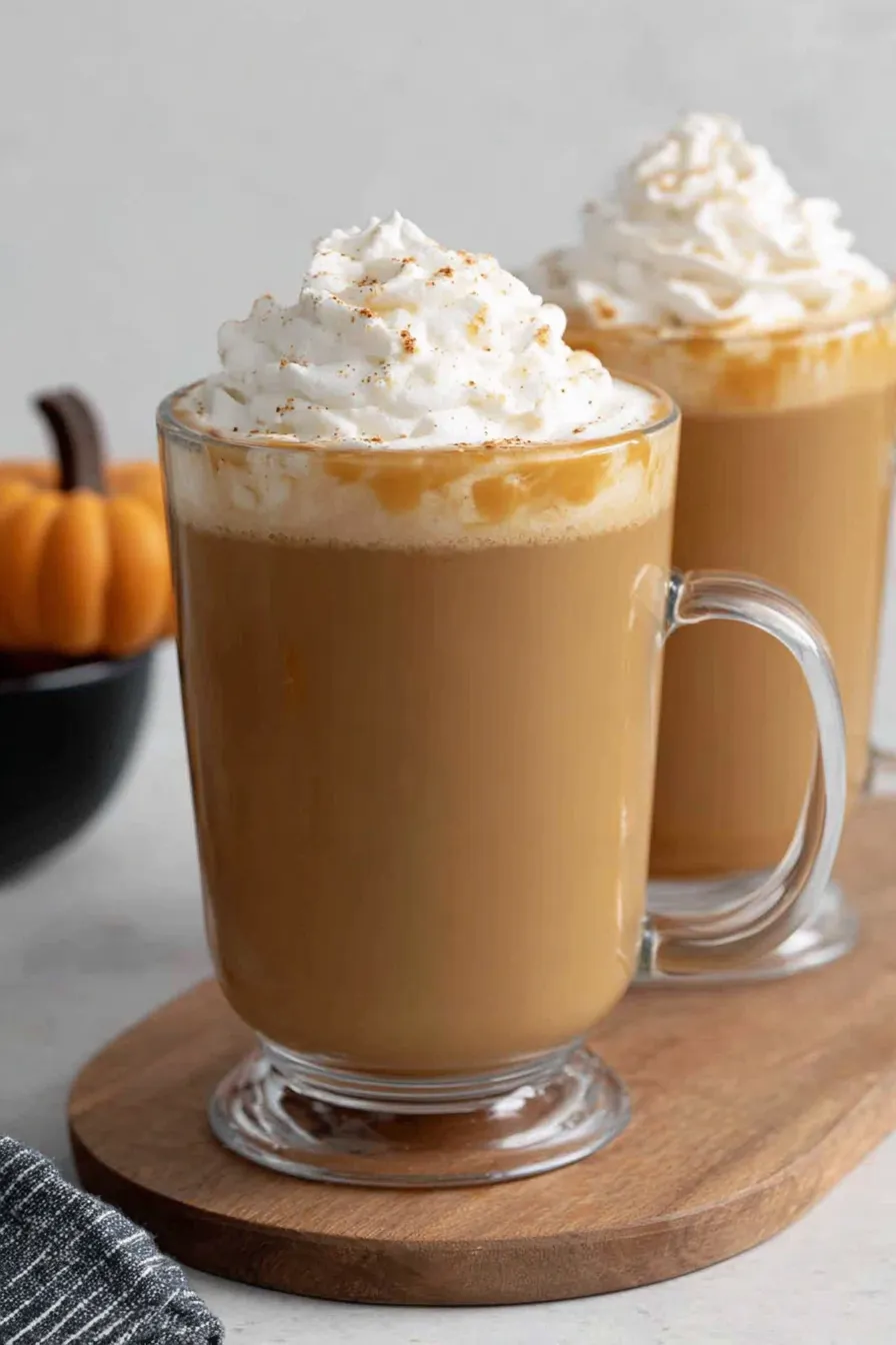 Jar of vanilla pumpkin marshmallow syrup in kitchen