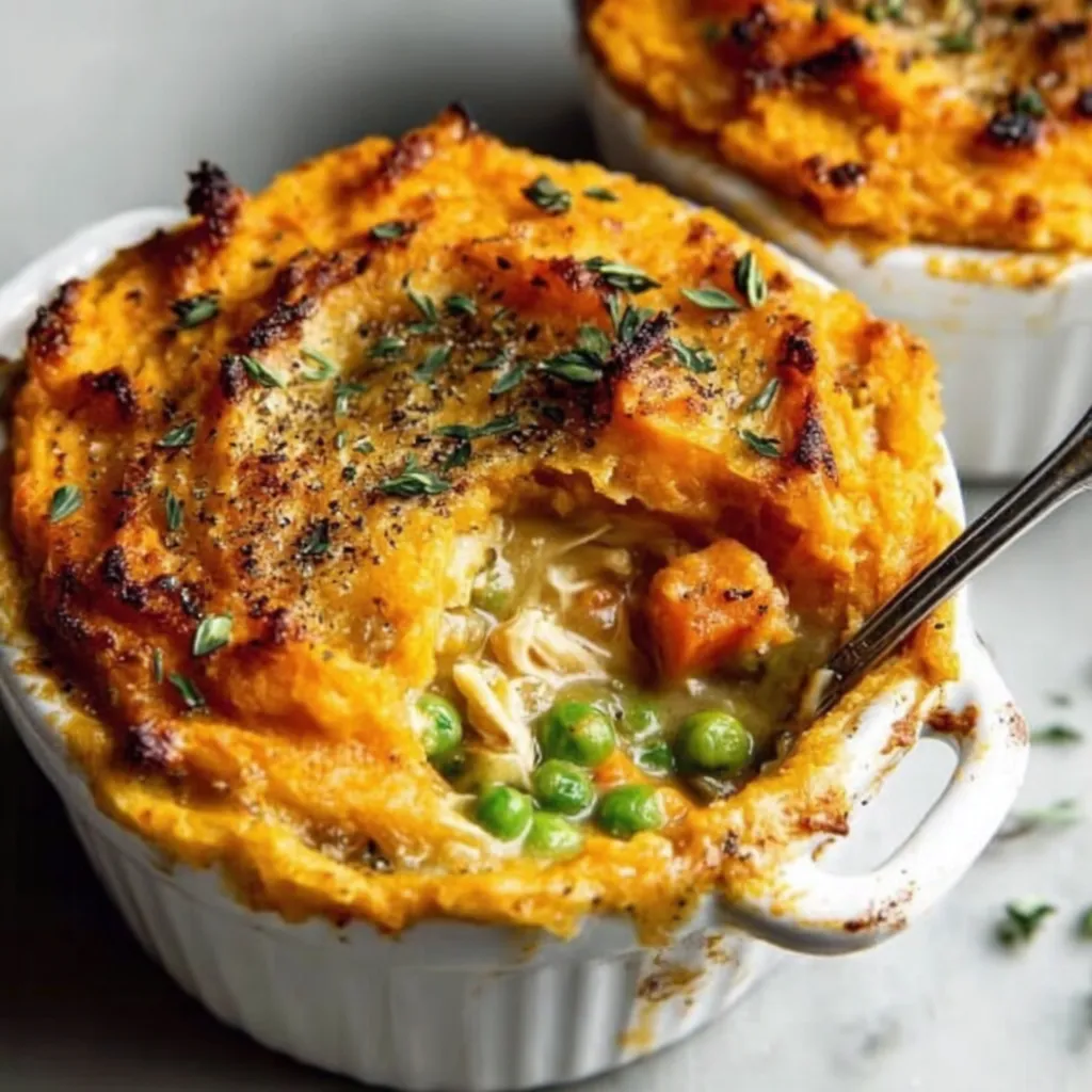 Turkey Mashed Potato Pot Pie