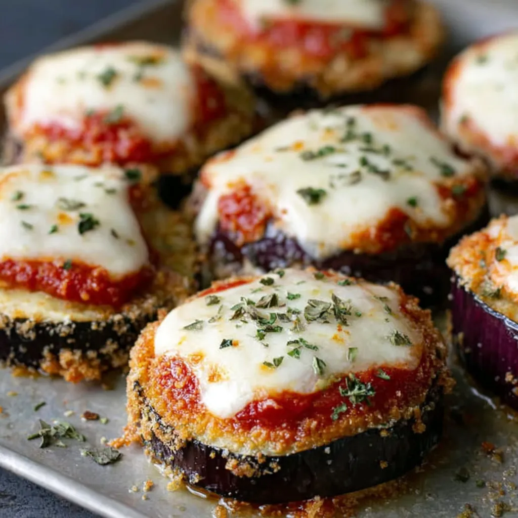 Healthy Eggplant Parmesan Bake