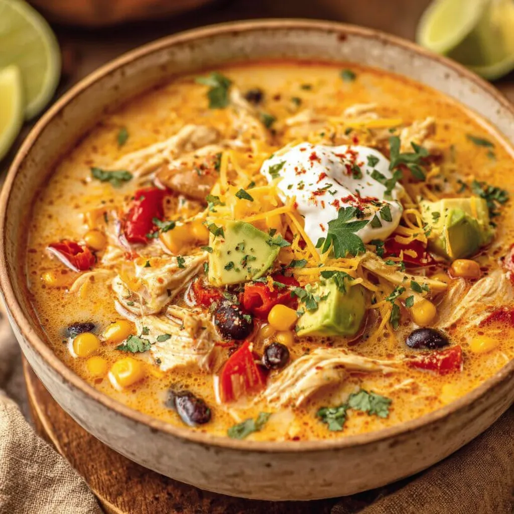 Creamy Chicken Enchilada Soup