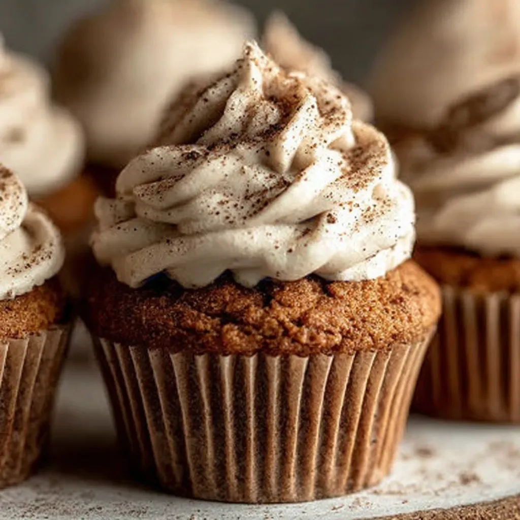 Pumpkin Dream Cupcakes with Espresso Cream Cheese Frosting