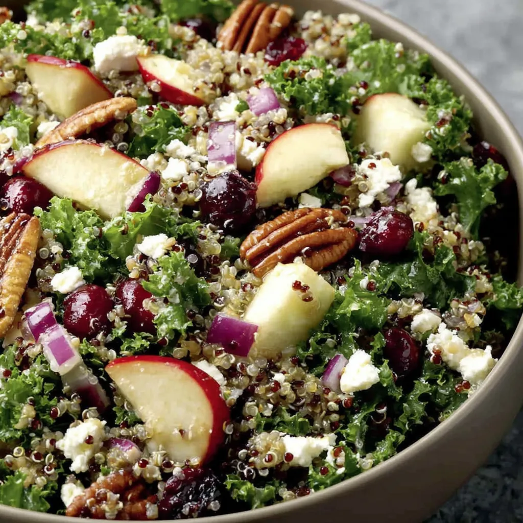 Cranberry Apple Quinoa Salad