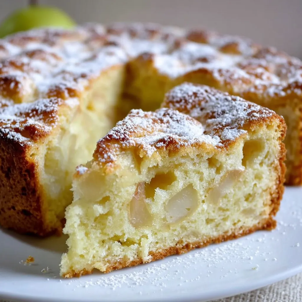 Italian Pear Cake Recipe