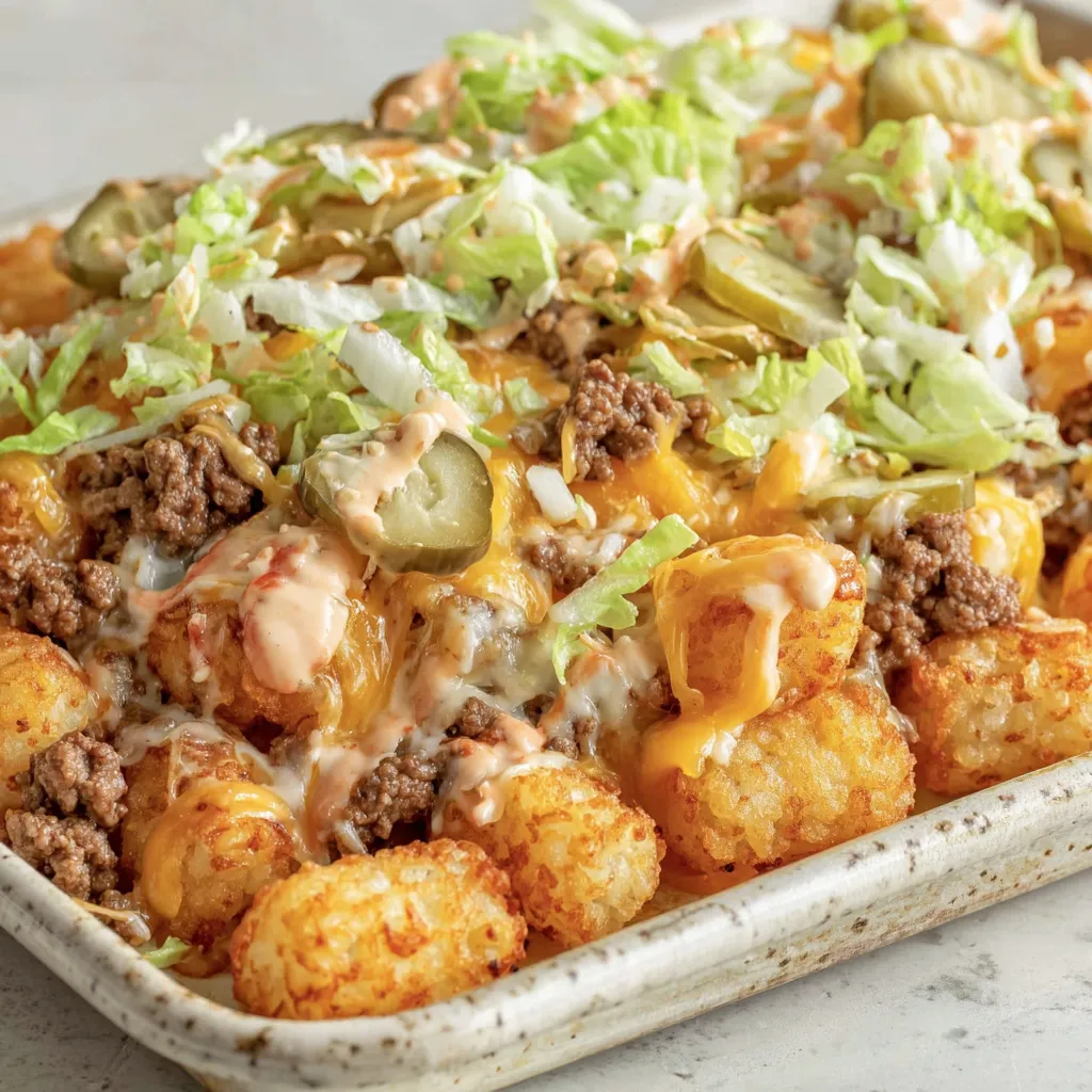 Big Mac Tater Tot Casserole