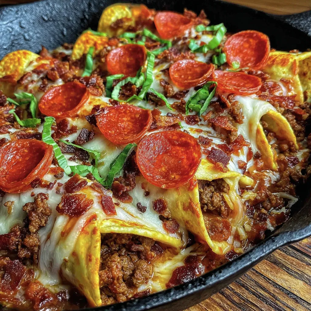 Pizza Enchiladas with Ground Beef