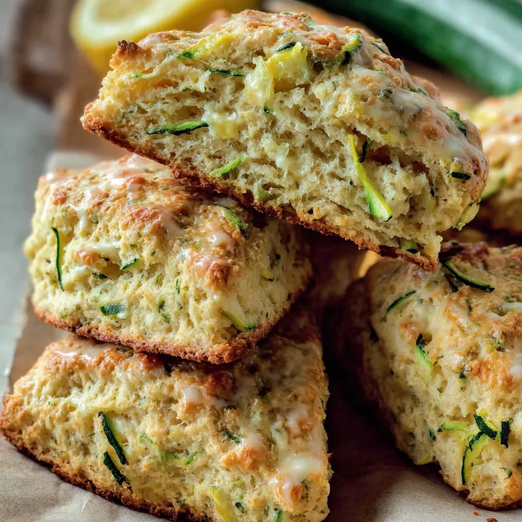 Lemon Zucchini Scones