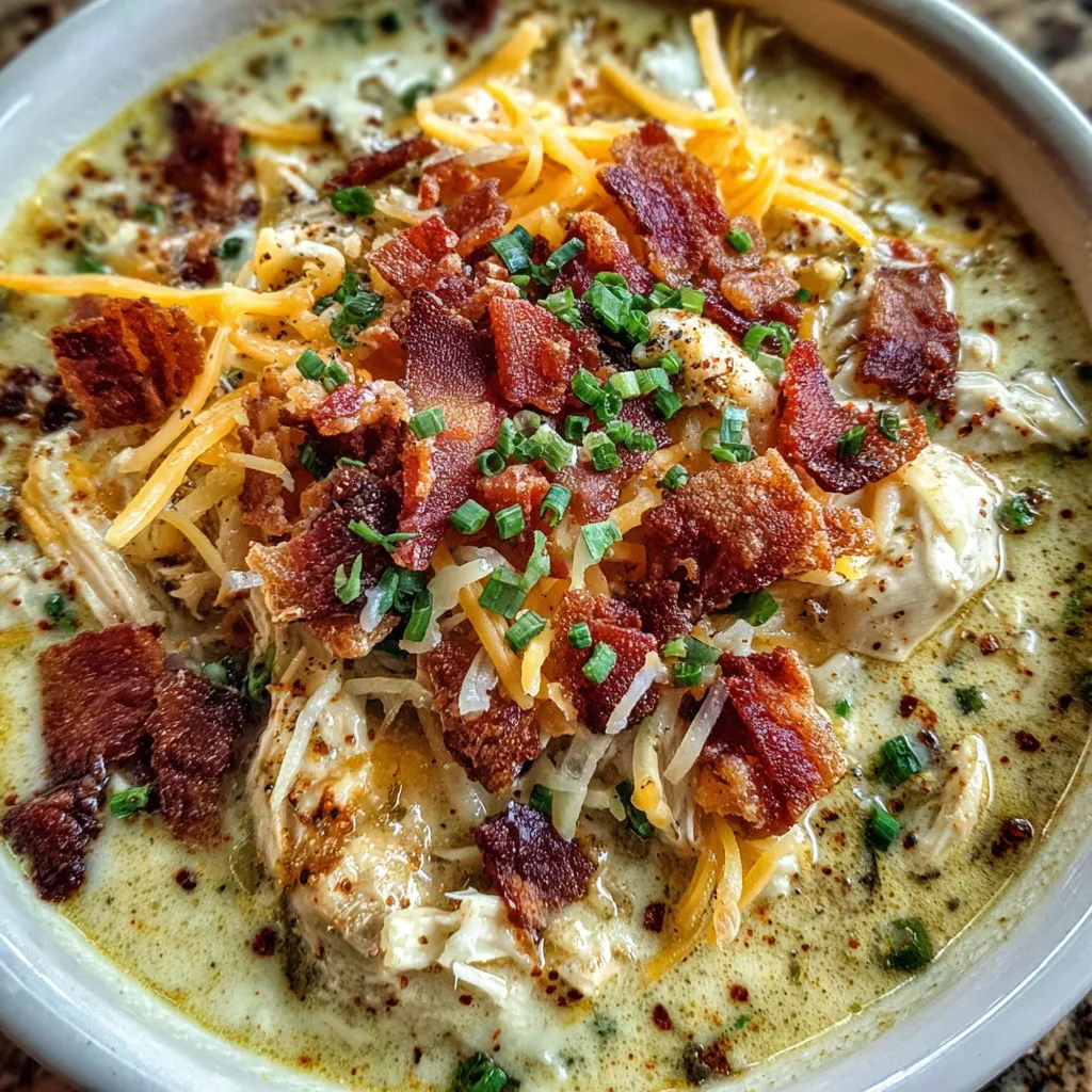 Creamy Chicken Bacon Soup