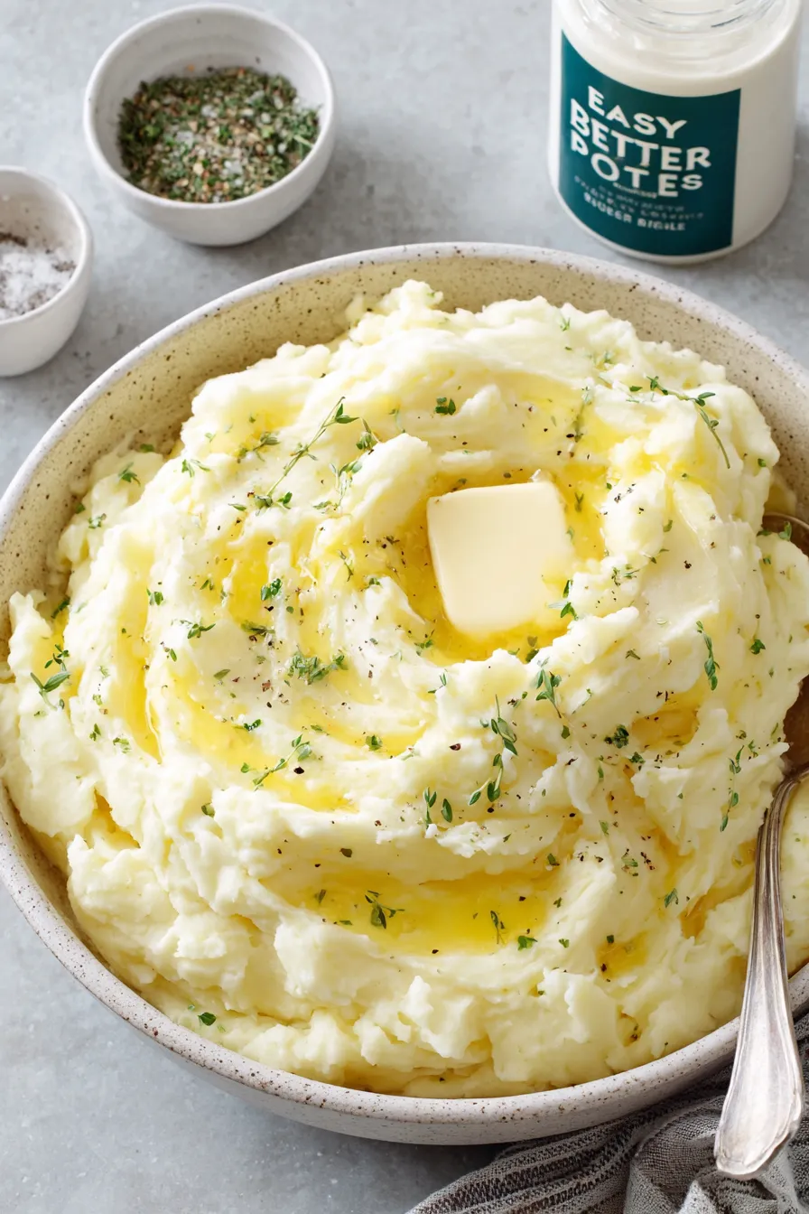 Serving suggestion with chives and butter