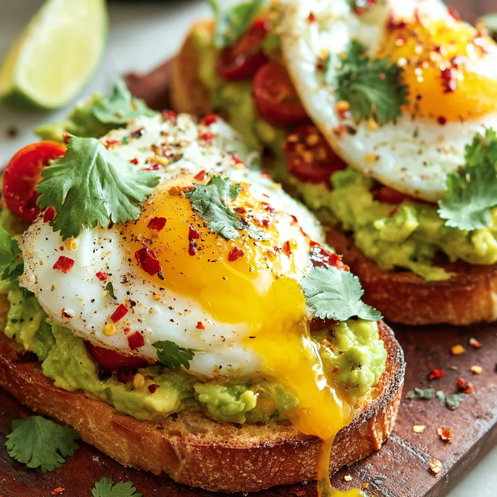 Avocado Egg Toast with Tomato