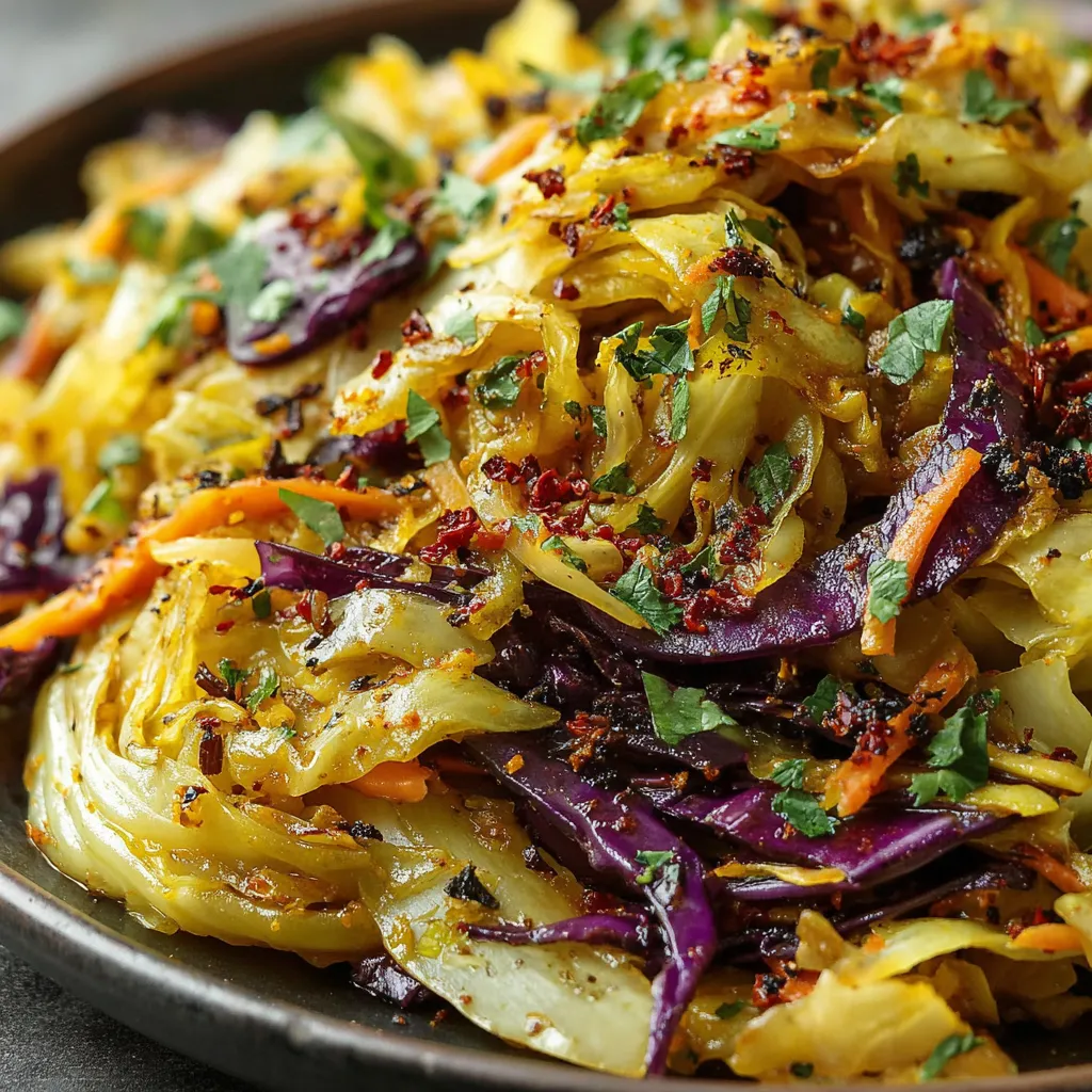 Indian Cabbage Oven Roast
