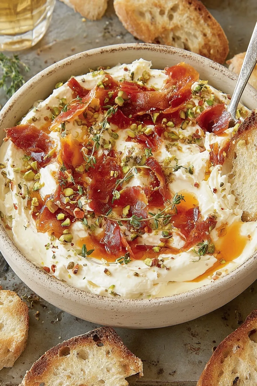 Crispy prosciutto nests cooling on baking sheet