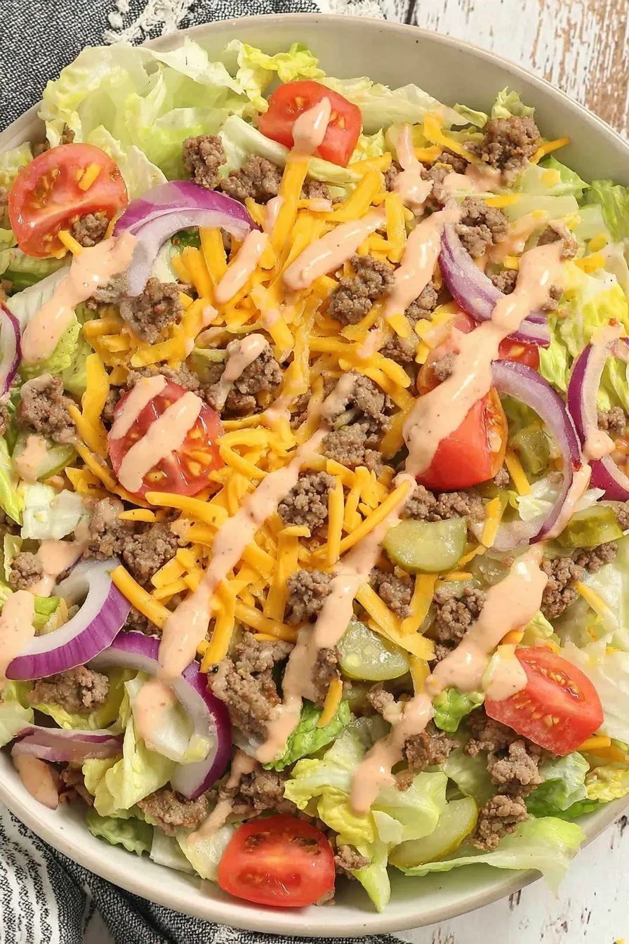 Fresh chopped iceberg lettuce and salad ingredients