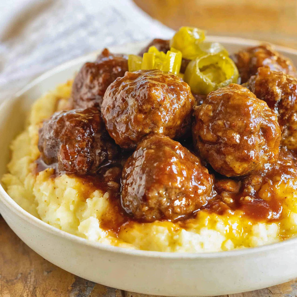 Leftover Mississippi meatballs packed in meal prep containers