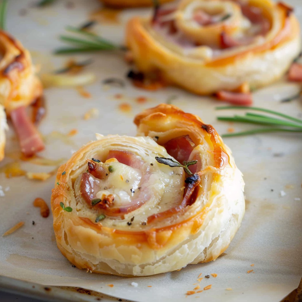 Ham and Cheese Pinwheels