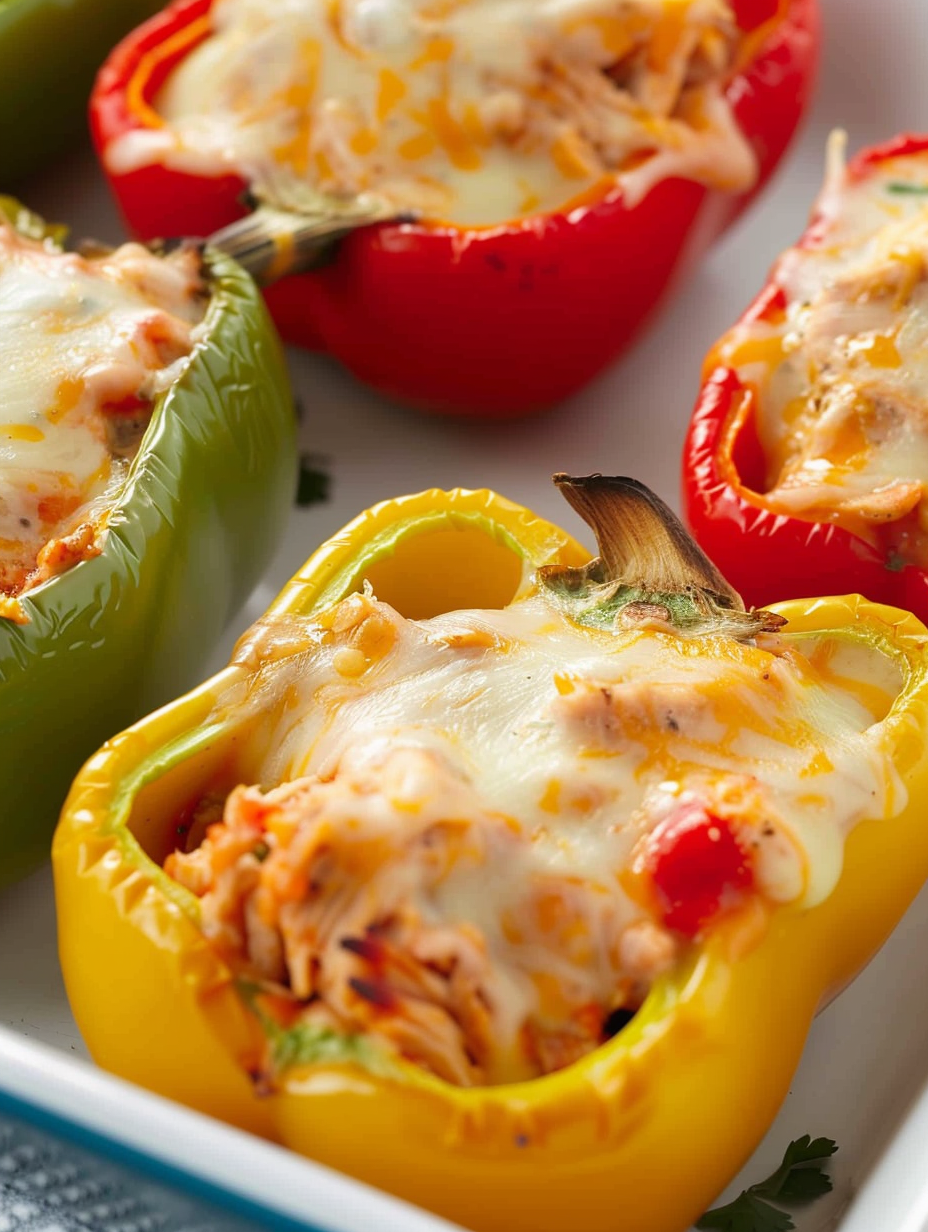 Chicken Stuffed Bell Peppers