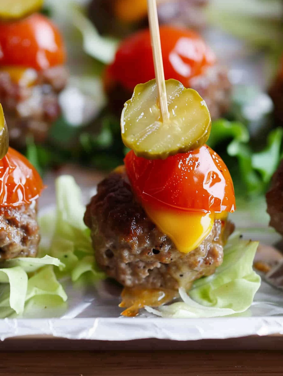 Cheeseburger Meatballs