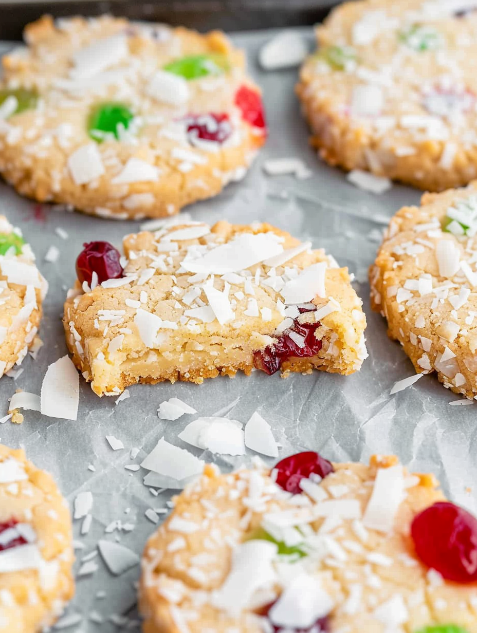 Santa's Whiskers cookie log sliced on a board