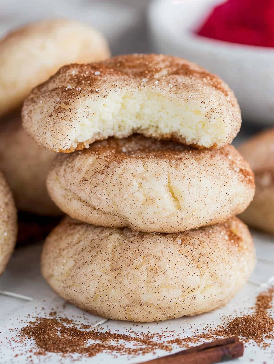 Bowls with cinnamon and sugar for coating cookies