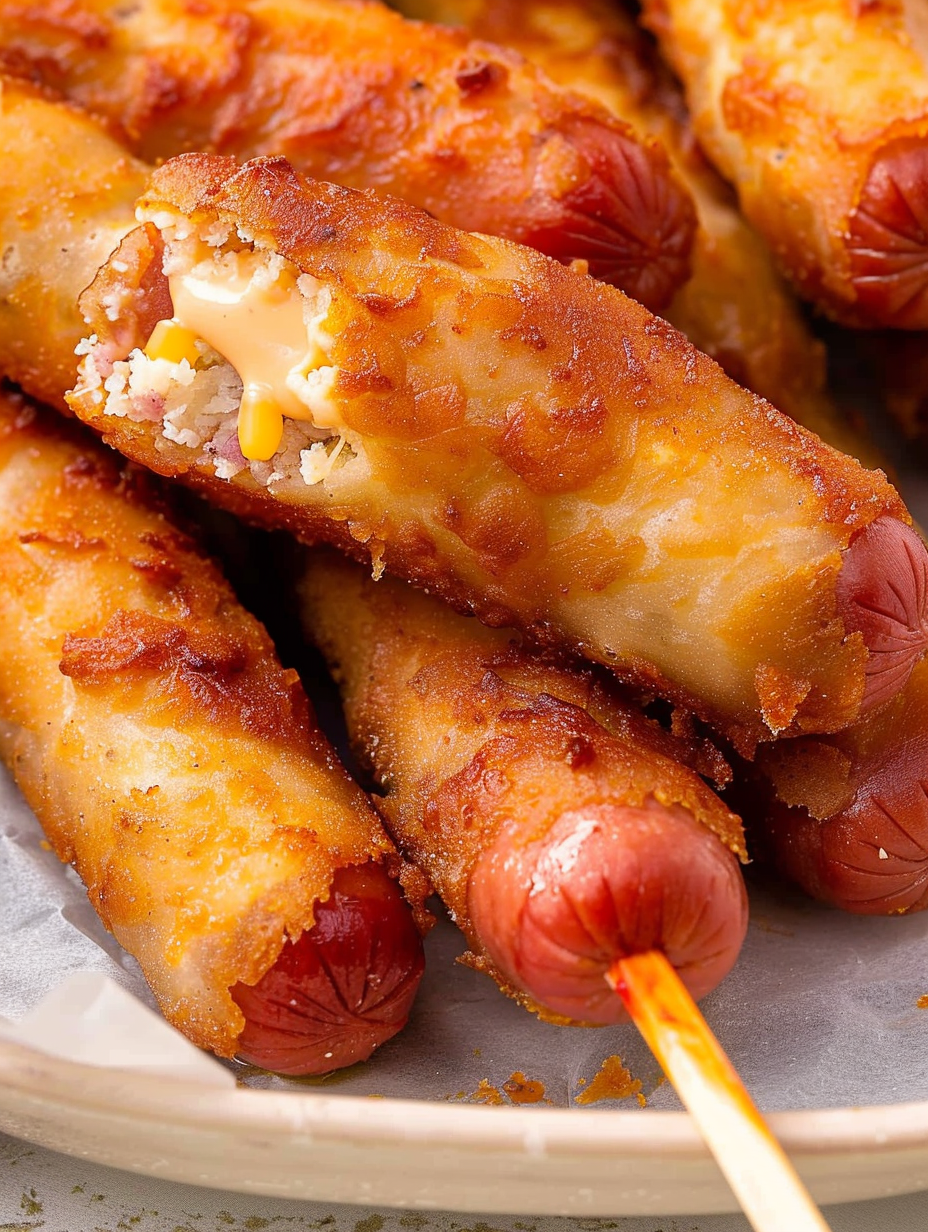 Preparing dough for keto corn dogs