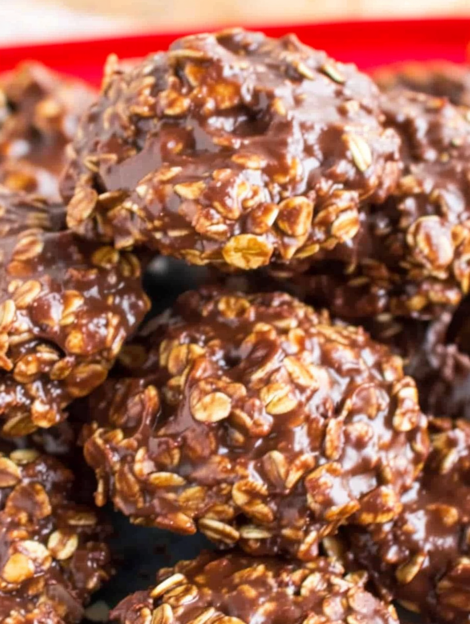 Nutella cookies on a tray