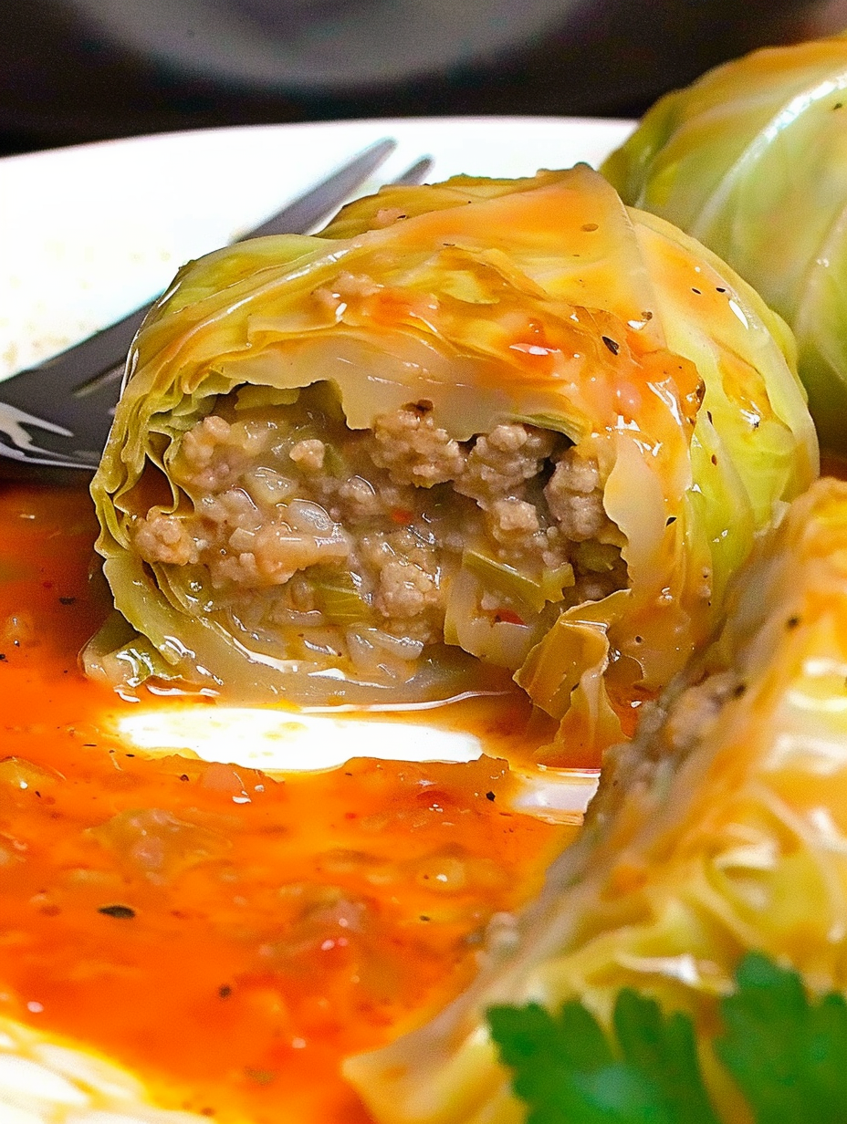 Serving suggestion with sour cream and parsley