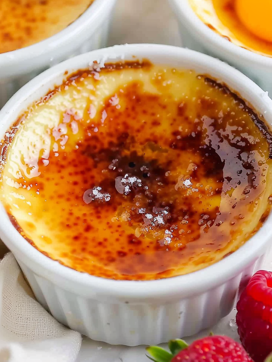 Torching sugar topping