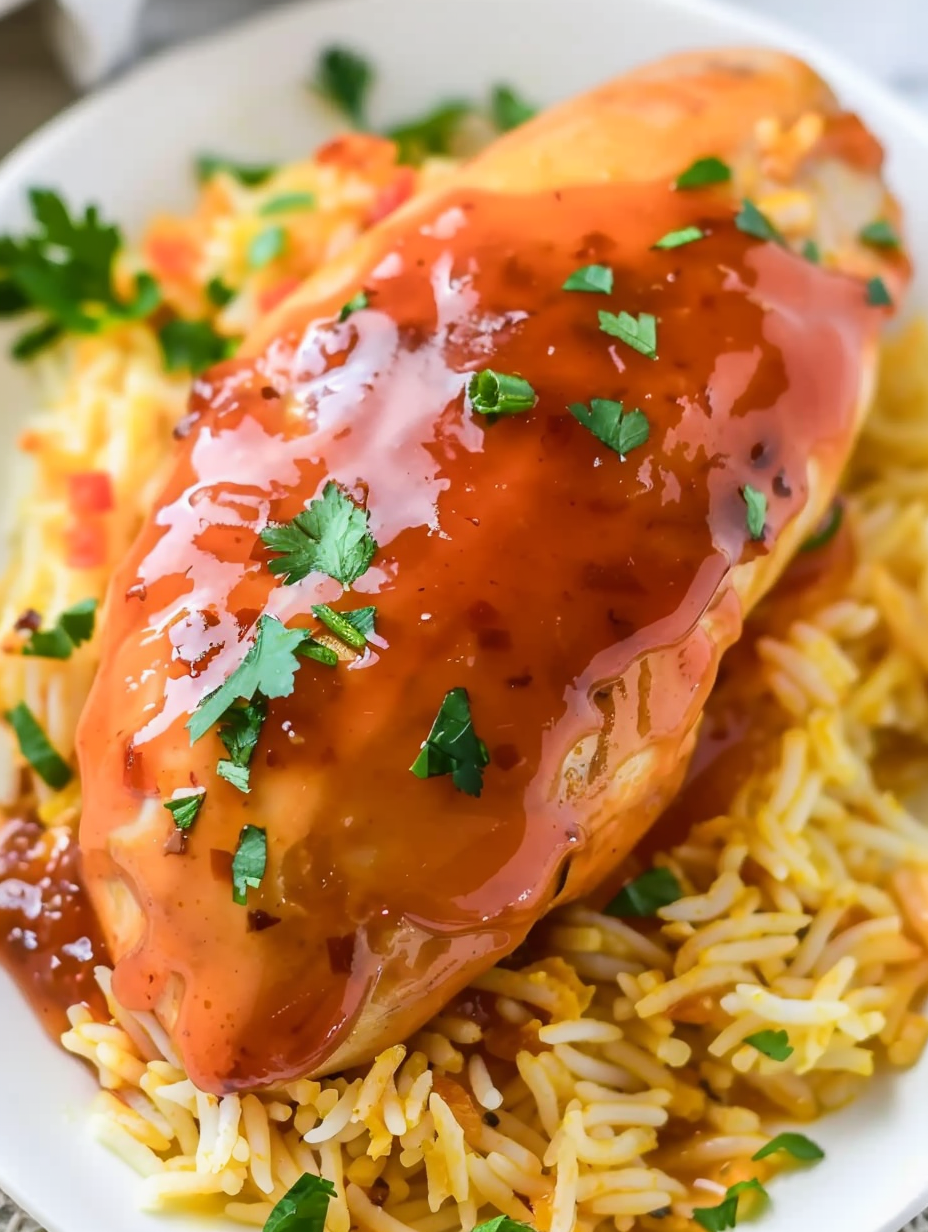 Ingredients laid out for 4-Ingredient Catalina Chicken