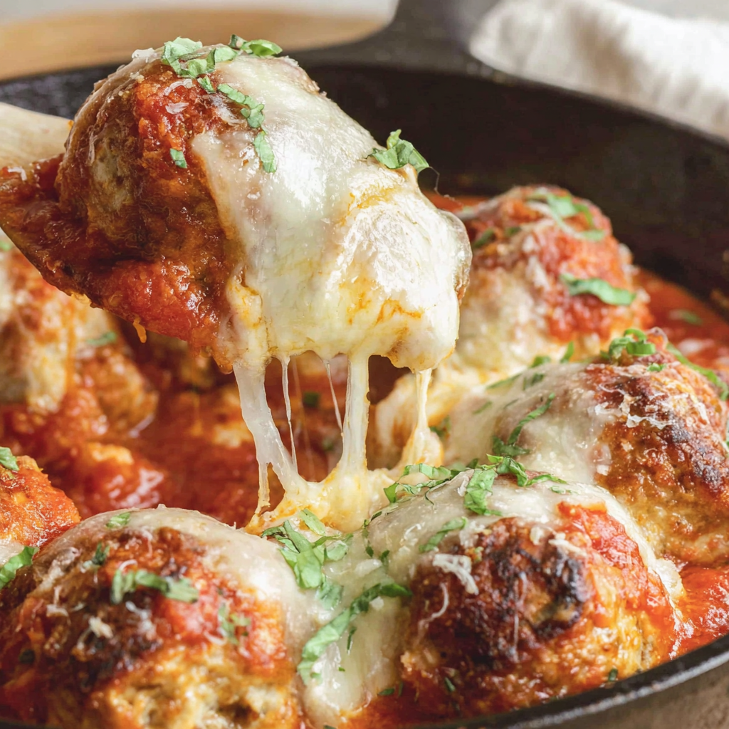Chicken Meatball Parmesan